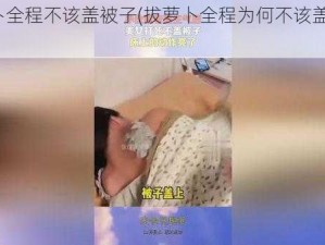 拔萝卜全程不该盖被子(拔萝卜全程为何不该盖被子？)