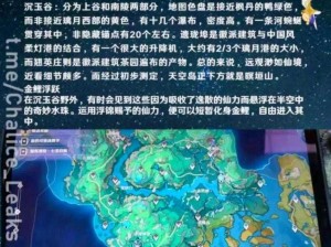 《原神46新地图震撼爆料：全新探索区域介绍》