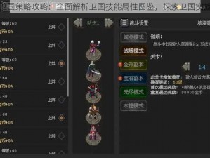 梦想星城卫国策略攻略：全面解析卫国技能属性图鉴，探索卫国实战应用之道