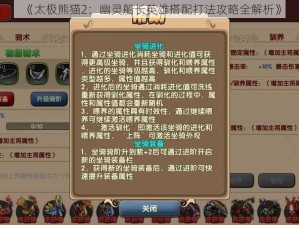 《太极熊猫2：幽灵船长英雄搭配打法攻略全解析》