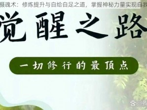 遇仙摄魂术：修炼提升与自给自足之道，掌握神秘力量实现自我超越