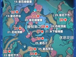 《原神探索：塔拉塔海谷水神瞳精准位置攻略指南》