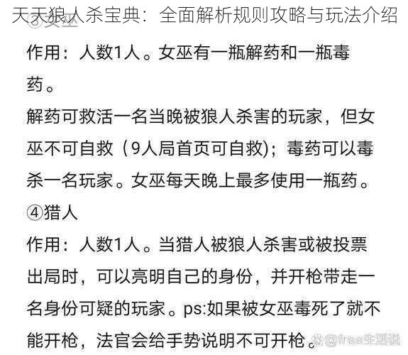 天天狼人杀宝典:全面解析规则攻略与玩法介绍