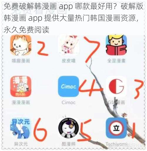 免费破解韩漫画 app 哪款最好用？破解版韩漫画 app 提供大量热门韩国漫画资源，永久免费阅读