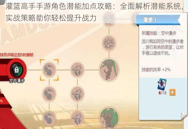 灌篮高手手游角色潜能加点攻略：全面解析潜能系统，实战策略助你轻松提升战力