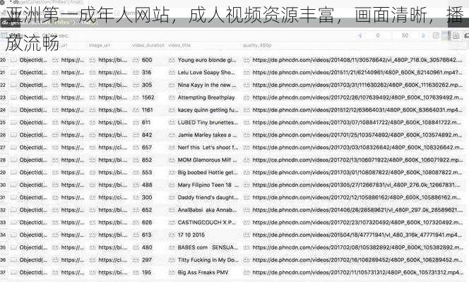 亚洲第一成年人网站，成人视频资源丰富，画面清晰，播放流畅