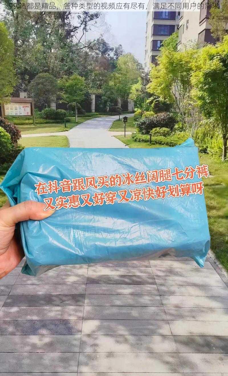 99 热都是精品,各种类型的视频应有尽有,满足不同用户的需求