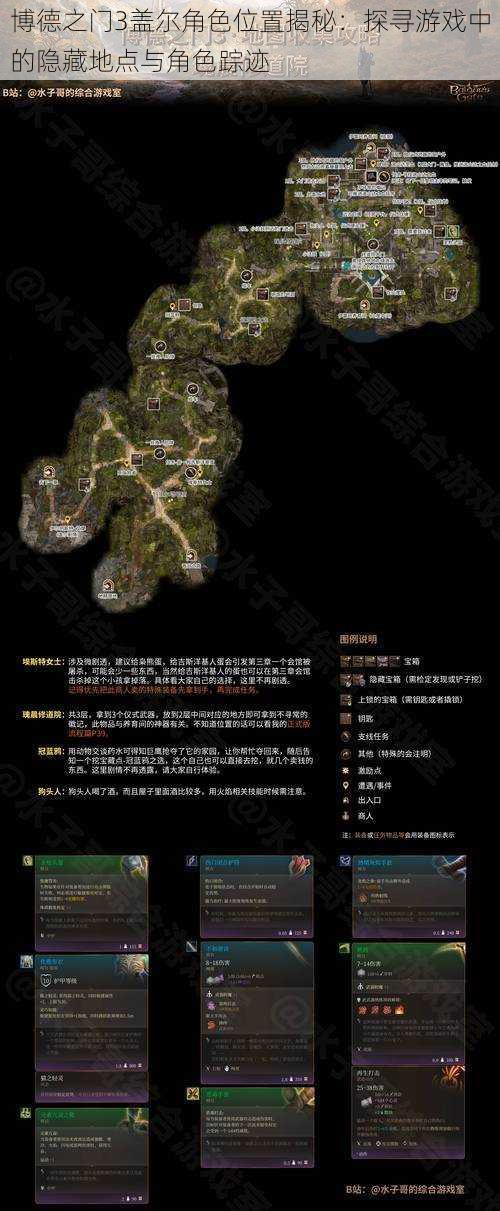 博德之门3盖尔角色位置揭秘:探寻游戏中的隐藏地点与角色踪迹