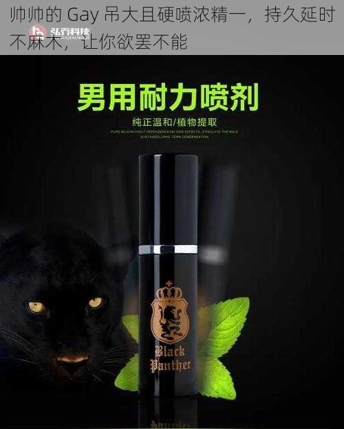 帅帅的 Gay 吊大且硬喷浓精一,持久延时不麻木,让你欲罢不能