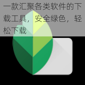 一款汇聚各类软件的下载工具，安全绿色，轻松下载