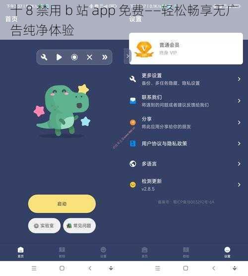 十 8 禁用 b 站 app 免费——轻松畅享无广告纯净体验