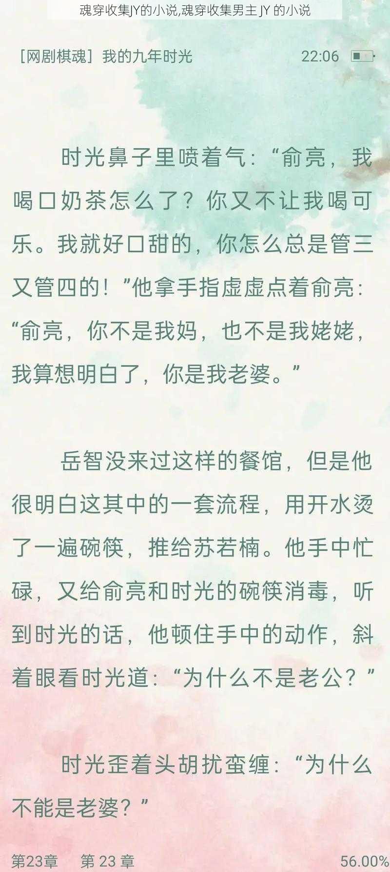 魂穿收集JY的小说,魂穿收集男主 JY 的小说