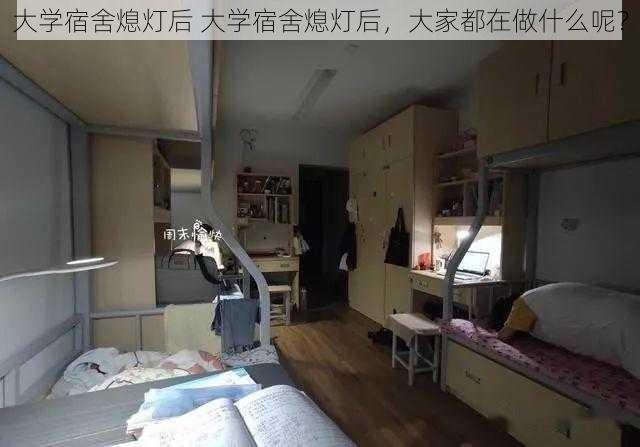 大学宿舍熄灯后 大学宿舍熄灯后，大家都在做什么呢？