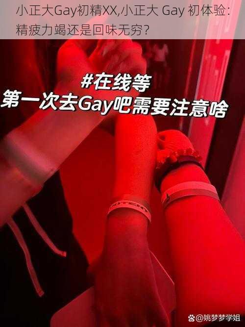 小正大Gay初精XX,小正大 Gay 初体验：精疲力竭还是回味无穷？