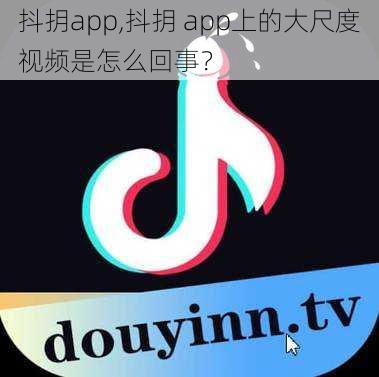 抖抈app,抖抈 app上的大尺度视频是怎么回事？