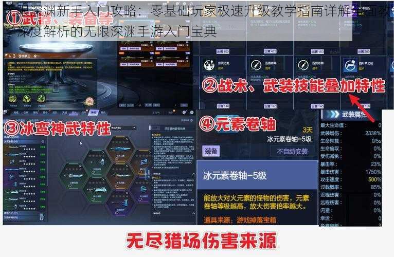 无限深渊新手入门攻略：零基础玩家极速升级教学指南详解全面教学深度解析的无限深渊手游入门宝典