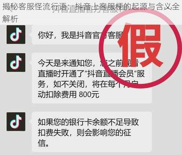 揭秘客服怪流行语：抖音上客服梗的起源与含义全解析