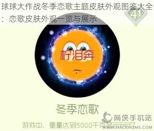 球球大作战冬季恋歌主题皮肤外观图鉴大全：恋歌皮肤外观一览与展示