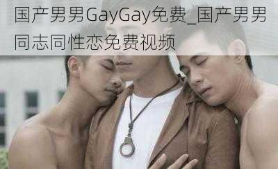 国产男男GayGay免费_国产男男同志同性恋免费视频