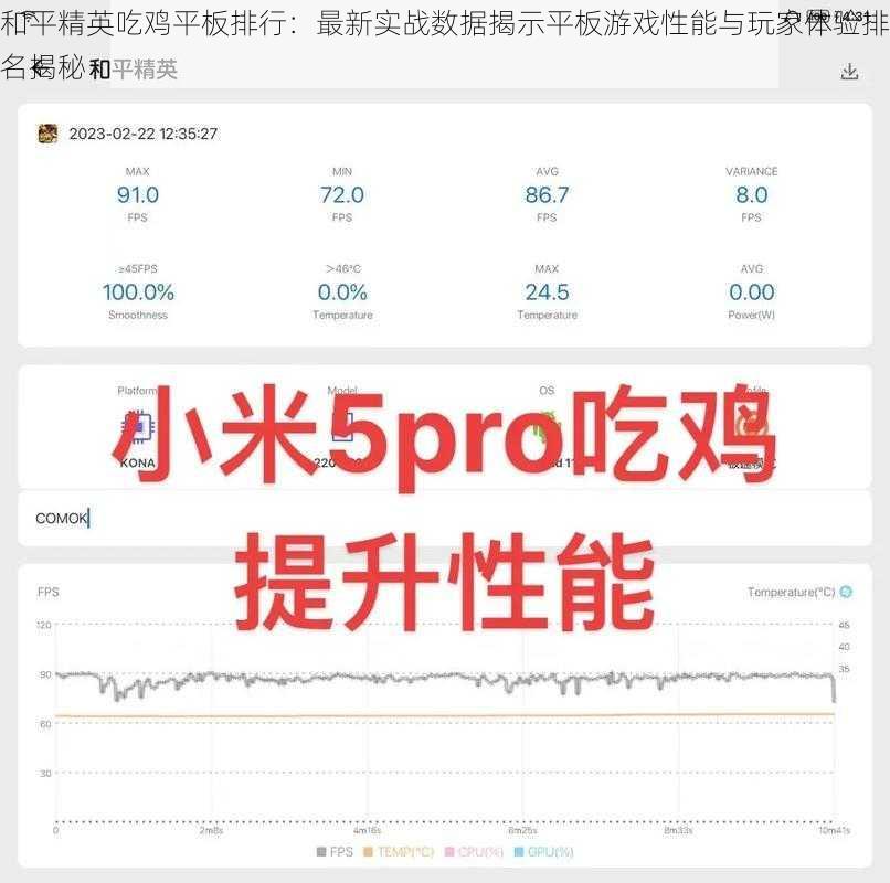 和平精英吃鸡平板排行：最新实战数据揭示平板游戏性能与玩家体验排名揭秘