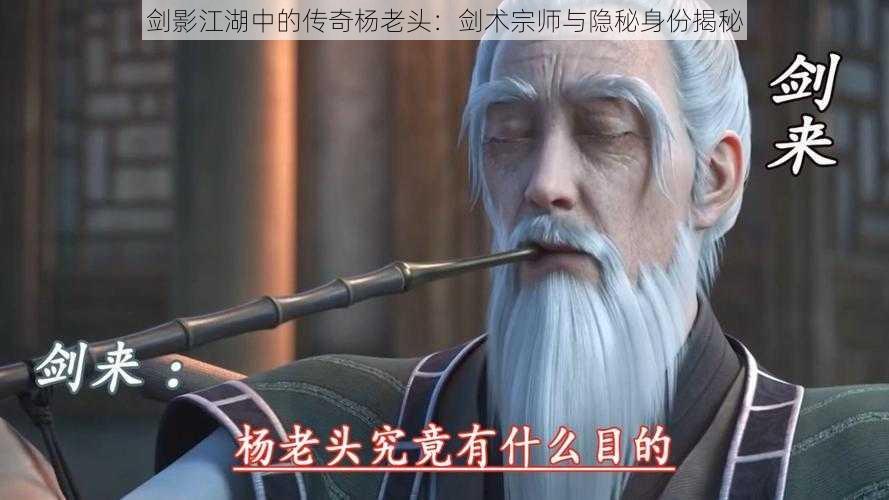 剑影江湖中的传奇杨老头：剑术宗师与隐秘身份揭秘