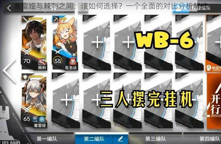 塞雷娅与棘刺之间:该如何选择?一个全面的对比分析解读