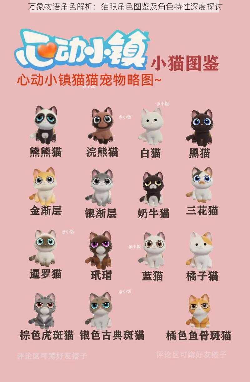 万象物语角色解析：猫眼角色图鉴及角色特性深度探讨